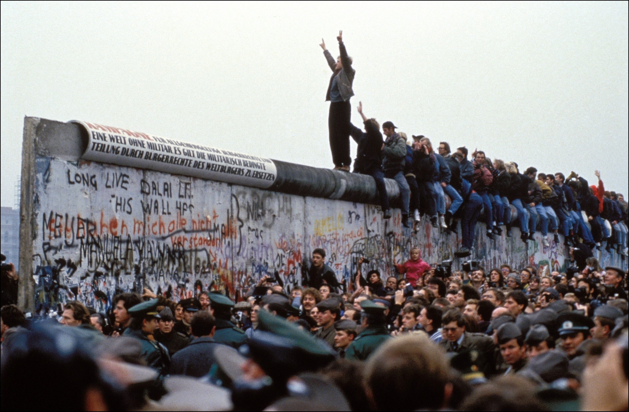 Opening Of The Berlin Wall In Berlin In 1989