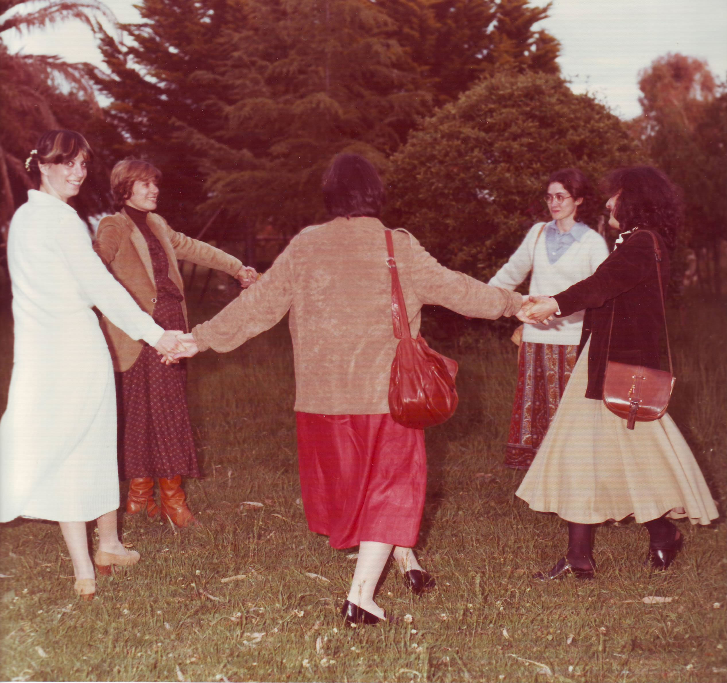 Primavera 1979. Donne del "collettivo": una festa