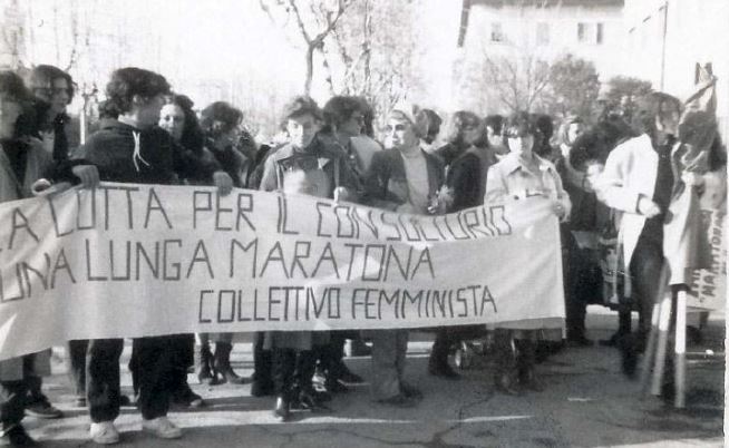 Maratona del Collettivo femminista grossetano per la riapertura del consultorio, 1977