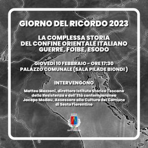 GIORNO DEL RICORDO 2023